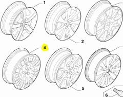 Fiat Doblo Çelik Jant OPAR 735617656