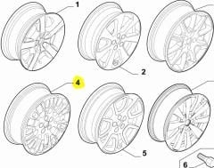OPAR 735617656 Fiat Doblo Çelik Jant 16 Inch 5 Bijon
