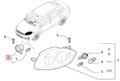 Fiat Sis Farı 51756924