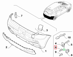 FIAT Punto Linea Fiorino Palio Siena Kısa Tampon Civatası 51810310