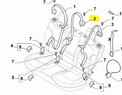 Egea Arka Orta Emniyet Kemeri OPAR 735691968