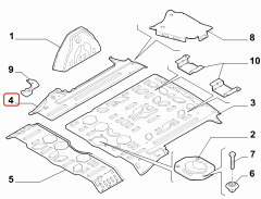 Fiat Doblo Arka Taşıyıcı Taban Sacı OPAR 52031273