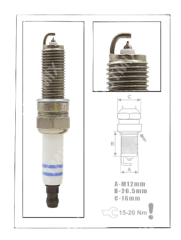 KIA HYUNDAI i20 i30 Ceed Rio Elantra Ateşleme Bujisi 1885510060