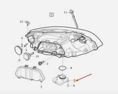 VOLVO V40 Far Xenon Beyni 31335777