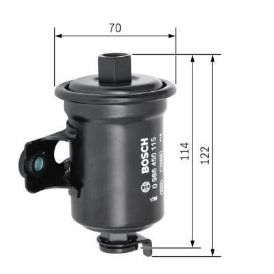 BOSCH 0986450115 Corolla Yakıt Filtresi