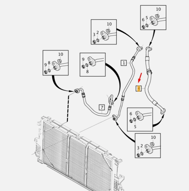 Volvo XC40 Klima Hortumu 32226551
