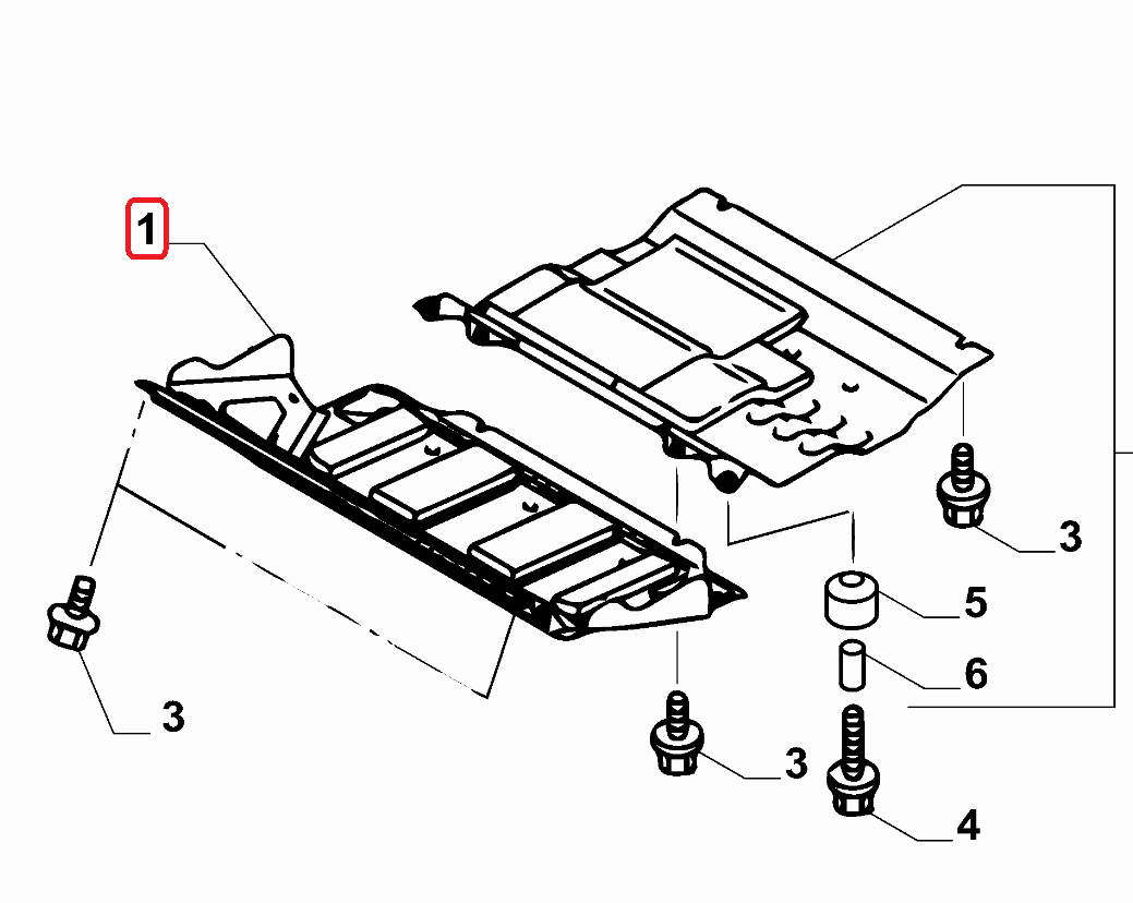 Fullback Motor Alt Muhafaza OPAR 6000609851