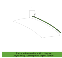 VOLVO S90 Arka Cam Çıtası 31477945