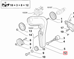FIAT 1,6 MJT Triger Kayışı OPAR 73504017