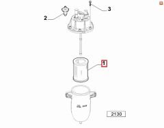 Fiat Egea Doblo 500X Fiorino / Jeep Compass Yakıt Filtresi OPAR 77366607E