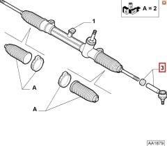 Jeep Renegade Sol Rot Başı 77366698