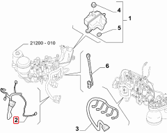FIAT JEEP Otomatik Şanzıman Kablo Tesisatı 71775479