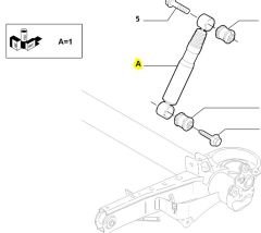 Fiat Scudo Arka Amortisör 1400918987