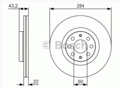 FIAT Punto Fren Disk 55700922E