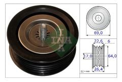 VİTO V Kayışı Gergi Rulmanı | INA 532067110