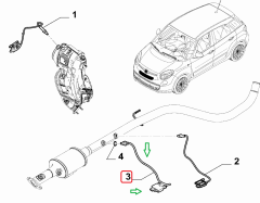 FIAT 500L Egea NOX Sensörü 46345724