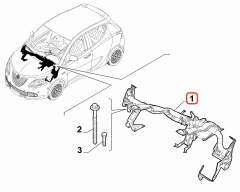 Lancia New Ypsilon Ön Göğüs Traversi 51837907