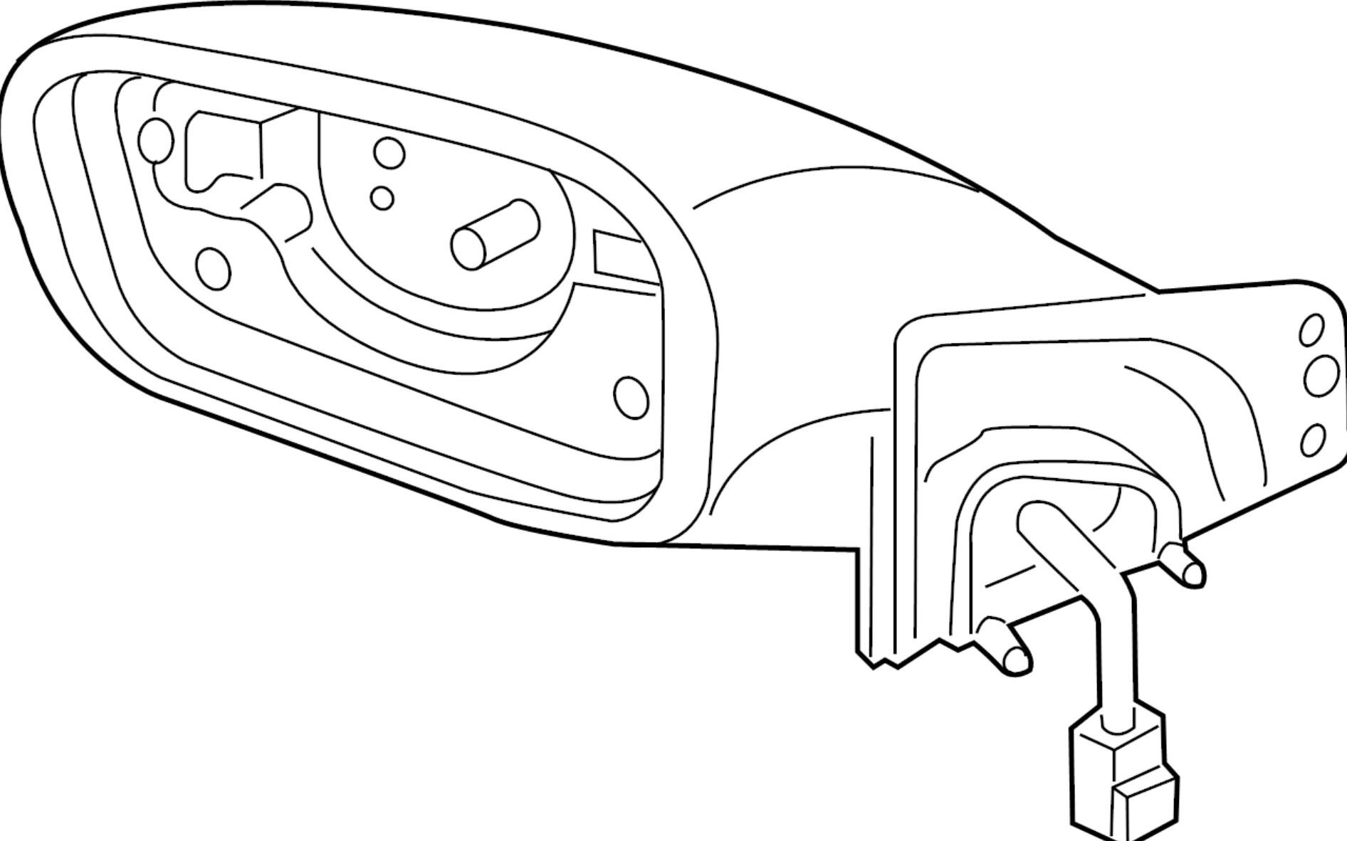 VOLVO XC60  Sol Dikiz Aynası 31402052