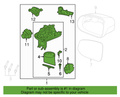 VOLVO XC60  Sol Dikiz Aynası 31402052