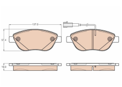 FIAT Linea Balata Takımı ADL144213