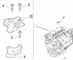 Fiat Egea Sol Şanzıman Takozu 51983877 / 52003790