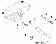 Fiat 500X Jeep Renegade Akım Dağıtıcı 52040941