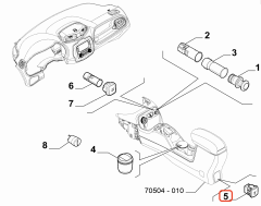 Fiat 500X Jeep Renegade Akım Dağıtıcı OPAR 52040941
