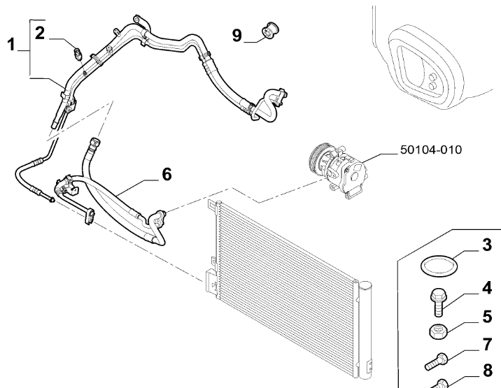 Fiat Fiorino Klima Borusu 51826993