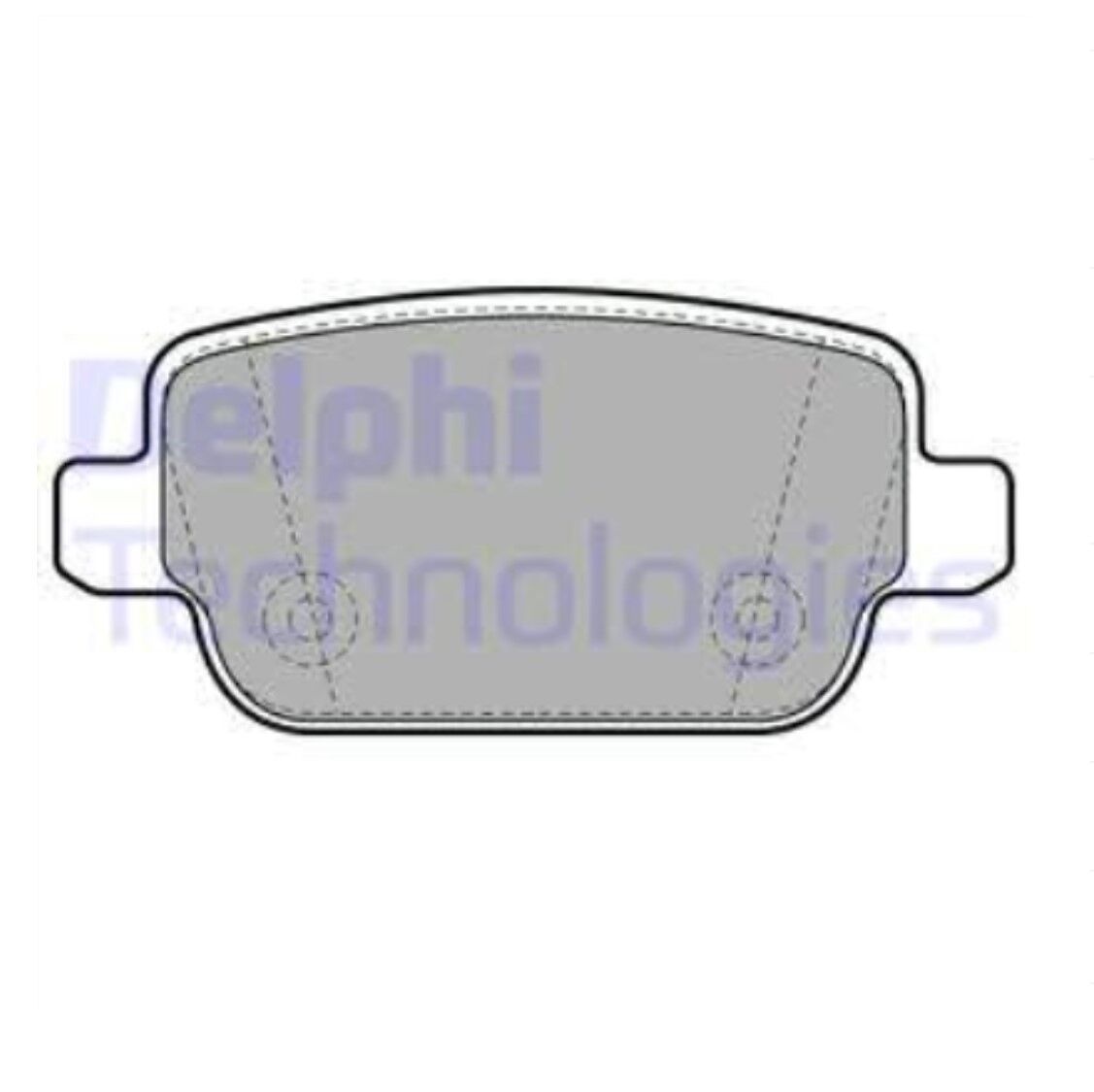 DELPHI LP1969 Arka Fren Balatası ME6G9J 2M008 GB