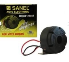 SANEL SBH834 SANEL 12V-24V GERİ VİTES KORNASI (SU GEÇİRMEZ) (-30 °C/+80 °C) (86-94 dB
