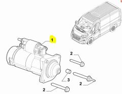 Ducato Boxer Jumper Marş Motoru 51984358