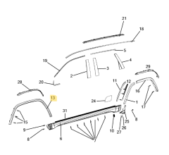 JEEP Çamurluk Kaplaması K5QJ83TZZAE