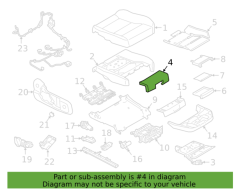 VOLVO XC40 Ön Koltuk yüzeyi Uzatma Köpüğü 32272083