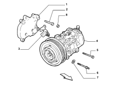 Giulietta Klima Kompresörü 1.4 Benzinli OPAR 50533538 / 50547717