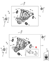 JEEP/DODGE Diferansiyel Elektrik Motoru   K68214628AA