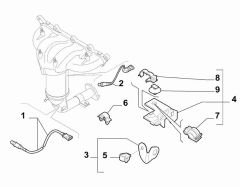Fiat 500 Oksijen Lambda Sensörü 55214621