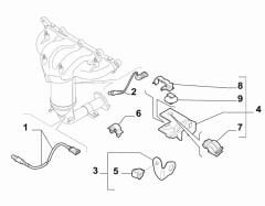 Fiat 500 Oksijen Lambda Sensörü 55214621