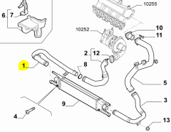 OPAR 51800393 Fiat Linea 1.3 Turbo Hortumu ( Sağdan Çıkış Altlığı )