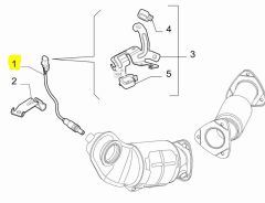 Fiat Ducato 2,3 MJT  Oksijen Lambda Sensörü 51887521