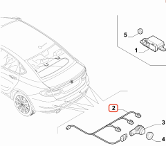 Fiat Egea Arka Park Sensör Tesisatı OPAR 52039496
