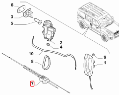 FIAT Doblo Kapı Mekanizması OPAR 51856105