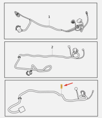 VOLVO S60 Römork Çeki Demiri Kablo Tesisatı 32259052