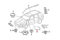 JEEP Grand Cherokee Ön Sol Hava Yastığı - Airbag K5SG30DX9AE