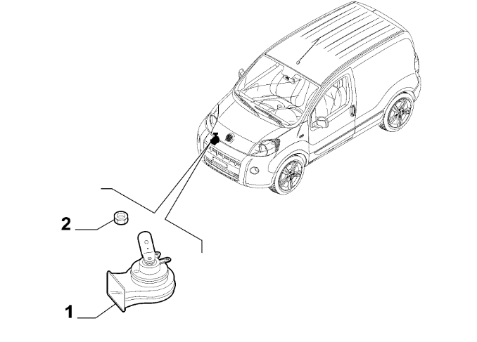 Fiat Fiorino Bas Korna 52217354