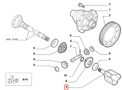 Doblo İç Aks Kafası 55207525
