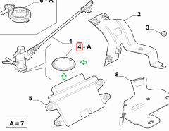 OPAR 6000628247 Fiat Egea Adblue / Üre Enjektör Contası