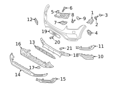 VOLVO Ön Tampon Orta Izgara - 31663497