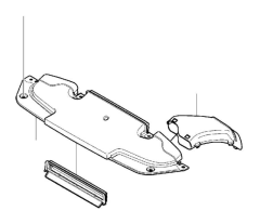 VOLVO V40 Ön Panel Üst Hava Giriş Bakaliti - 31319357