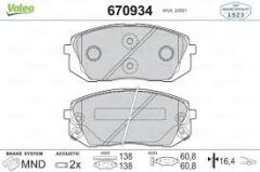 VALEO 670934 Ön Fren Balata 581012SA50