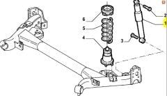 OPAR 50705256 Fiat Punto Arka Amortisör 50705254